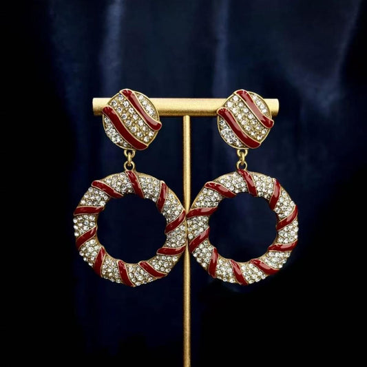 Oriental Double Ring/Shiny Halo Copper Alloy