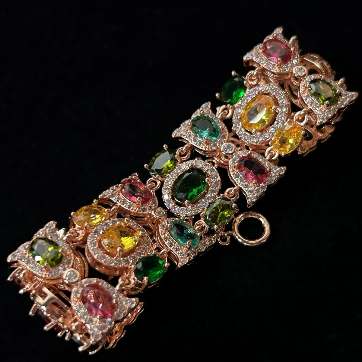 Oriental Eye/Copper Alloy Zircon Bracelet